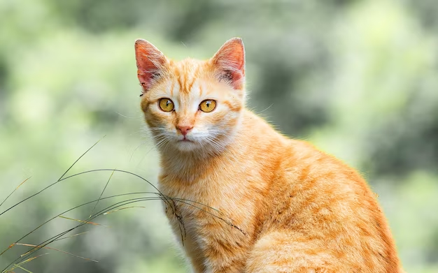 Traits of the Vibrant Orange Domestic Shorthair Cat